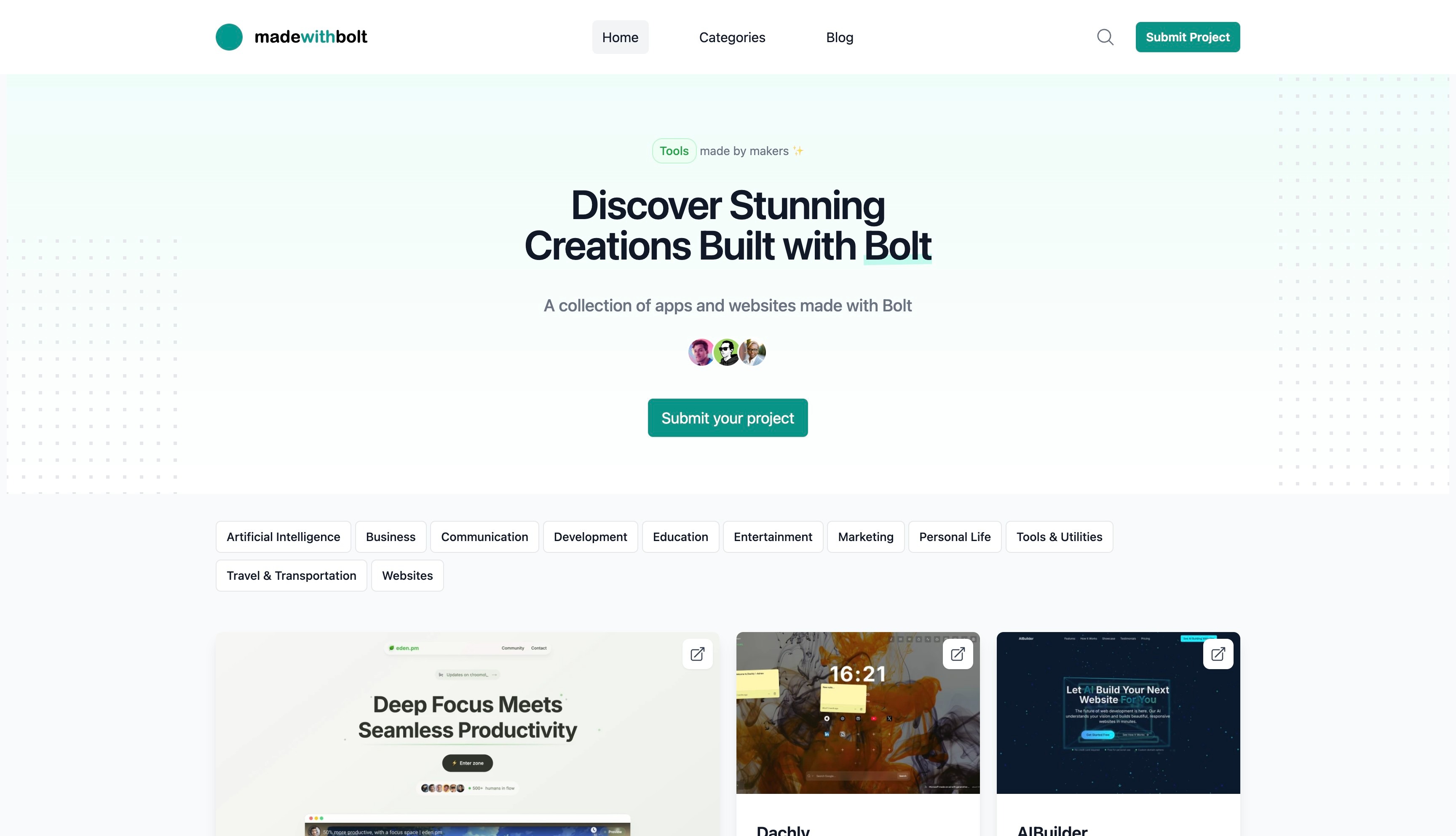 Made with Bolt